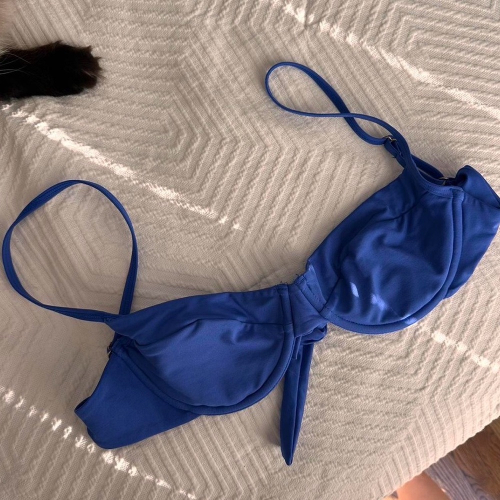 Monday Swimwear Blue Bikini Top